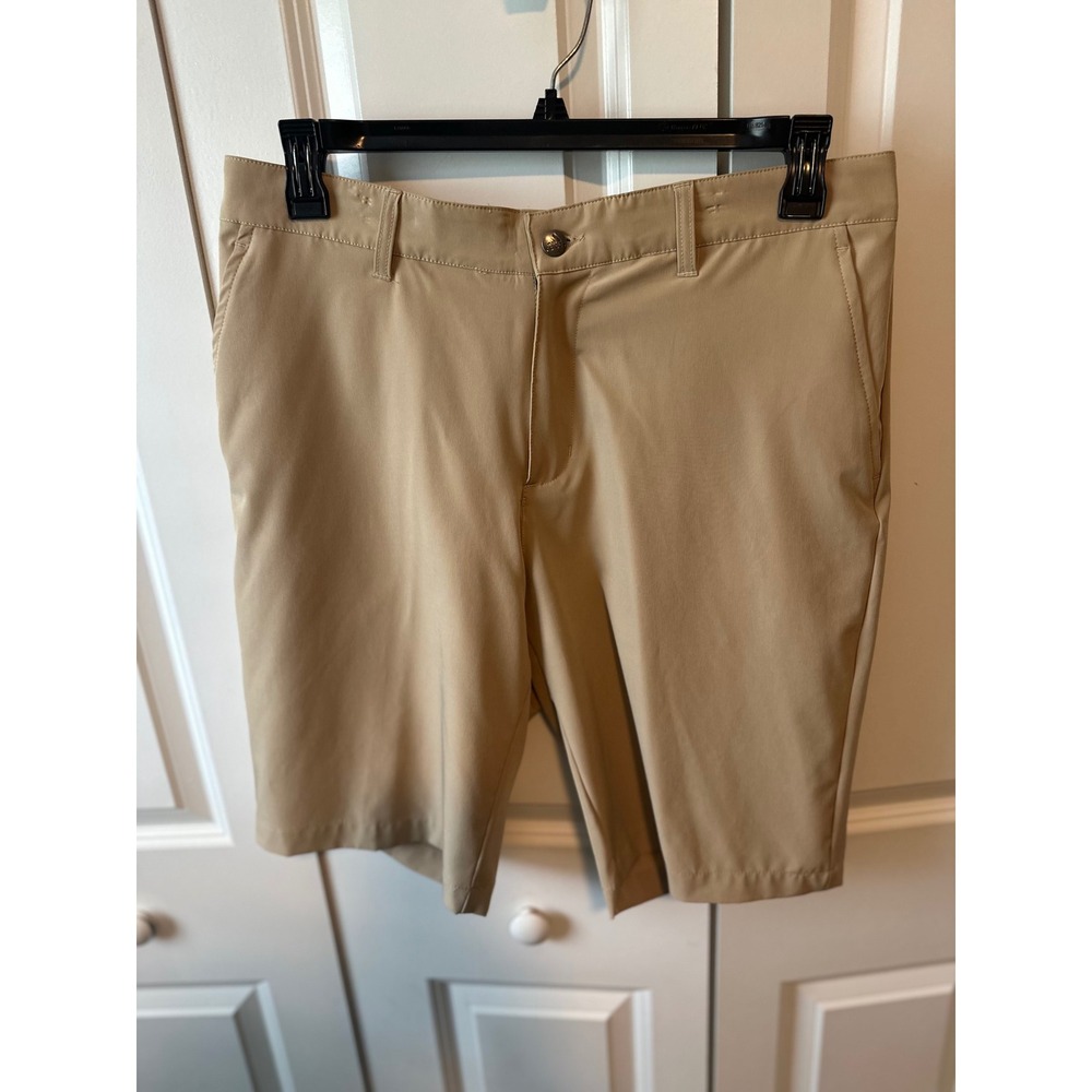 Adidas Golf Shorts‎ Performance Lightweight Khaki Athletic Size 34